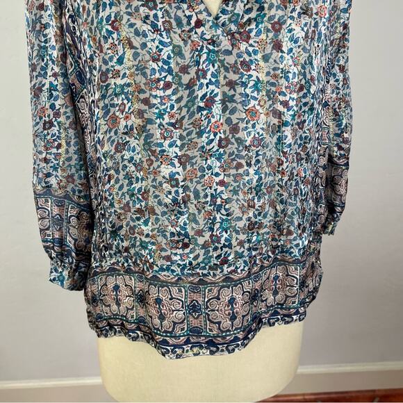 Joie Frazier Blouse in Dusty Mink - Picture 5 of 8